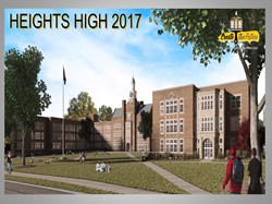 Design Team Updates Board on Heights High Project
