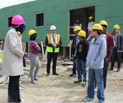 Student Cadre Tours Wiley Campus as Crews Continue Renovations