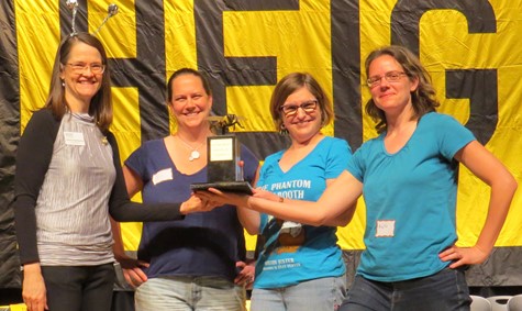 The team representing Fairfax Elementary won this year's Reaching Heights Adult Community Spelling Bee.