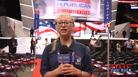Maple Buescher at the RNC