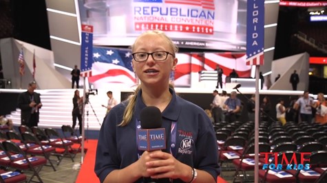 Maple Buescher at the RNC