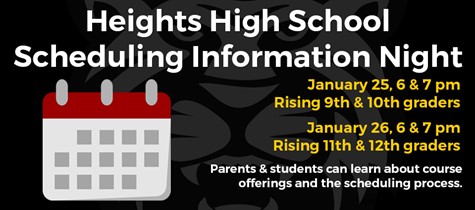 Heights High School Scheduling Night