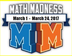 March Math Madness logo