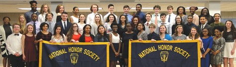 National Honor Society students