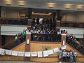 Group photo of youth forum participants