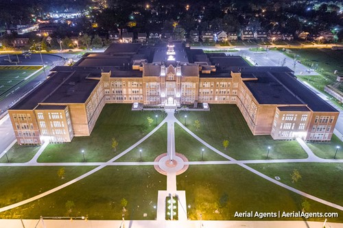 Heights High School Aerial (credit: Aerial Agents)