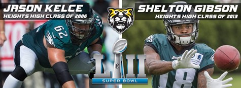 Heights High School Alumni Jason Kelce and Shelton Gibson