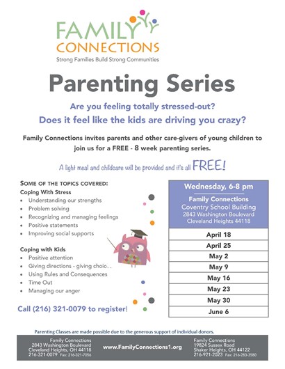 Parenting series flyer