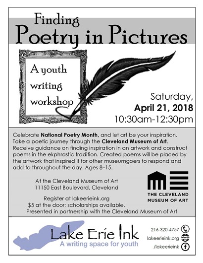 Poetry in Pictures flyer