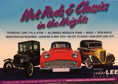 Auto show flyer