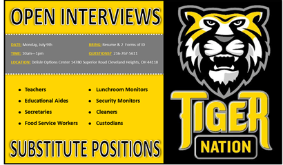 Interview flyer