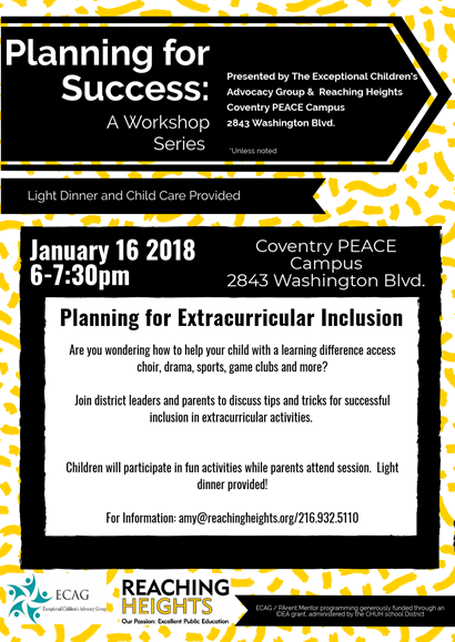 January workshop flyer