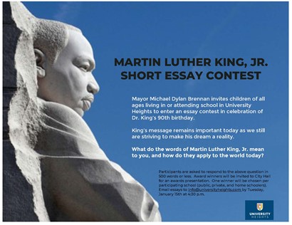 MLK Essay Flyer