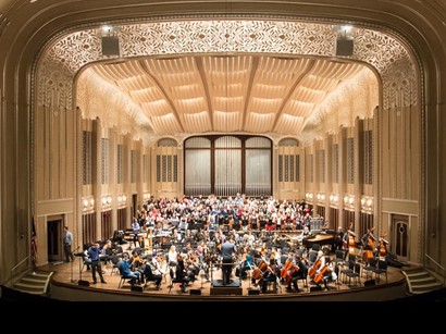 Stage view of Reaching Musical Heights