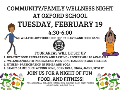 Wellness night flyer