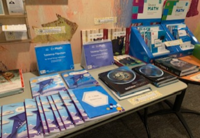 math materials on a table
