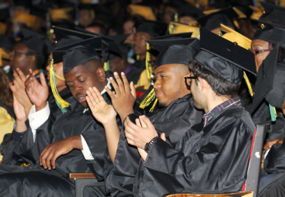 Students at Graduation