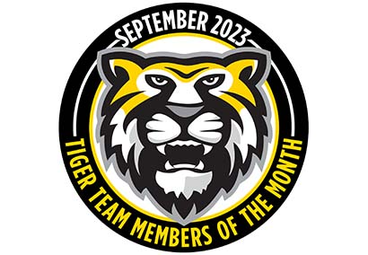 tiger team members of the month logo