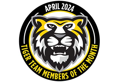 tiger team members of the month logo