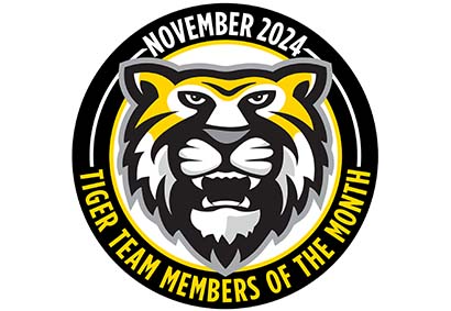 tiger team members of the month logo