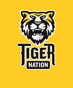 Tiger Nation 9-12 on gold EPS