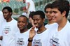Barbershoppers Sing at July 3 Indians Game