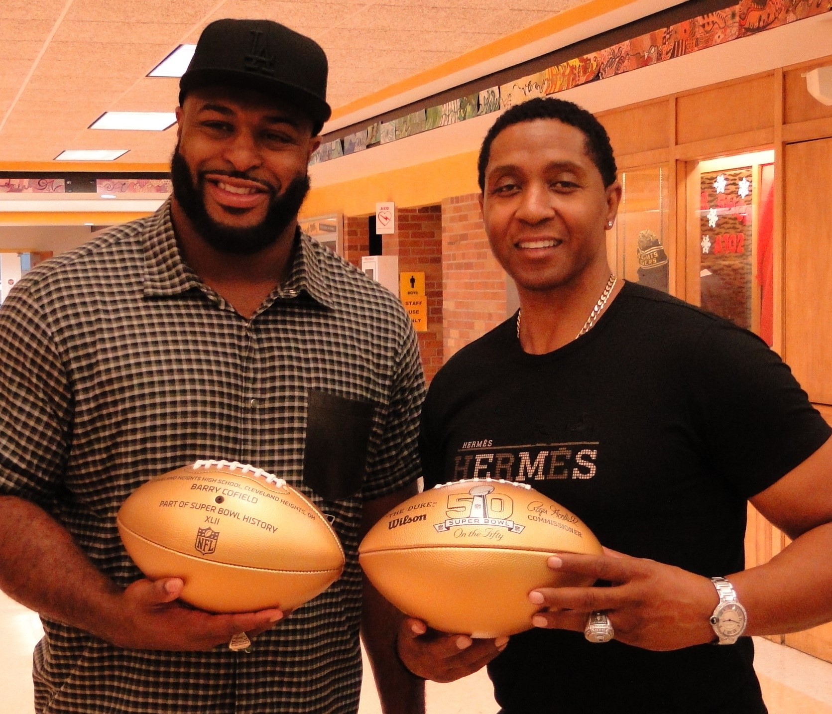 Heights High Alums Barry Cofield and Mike McGruder