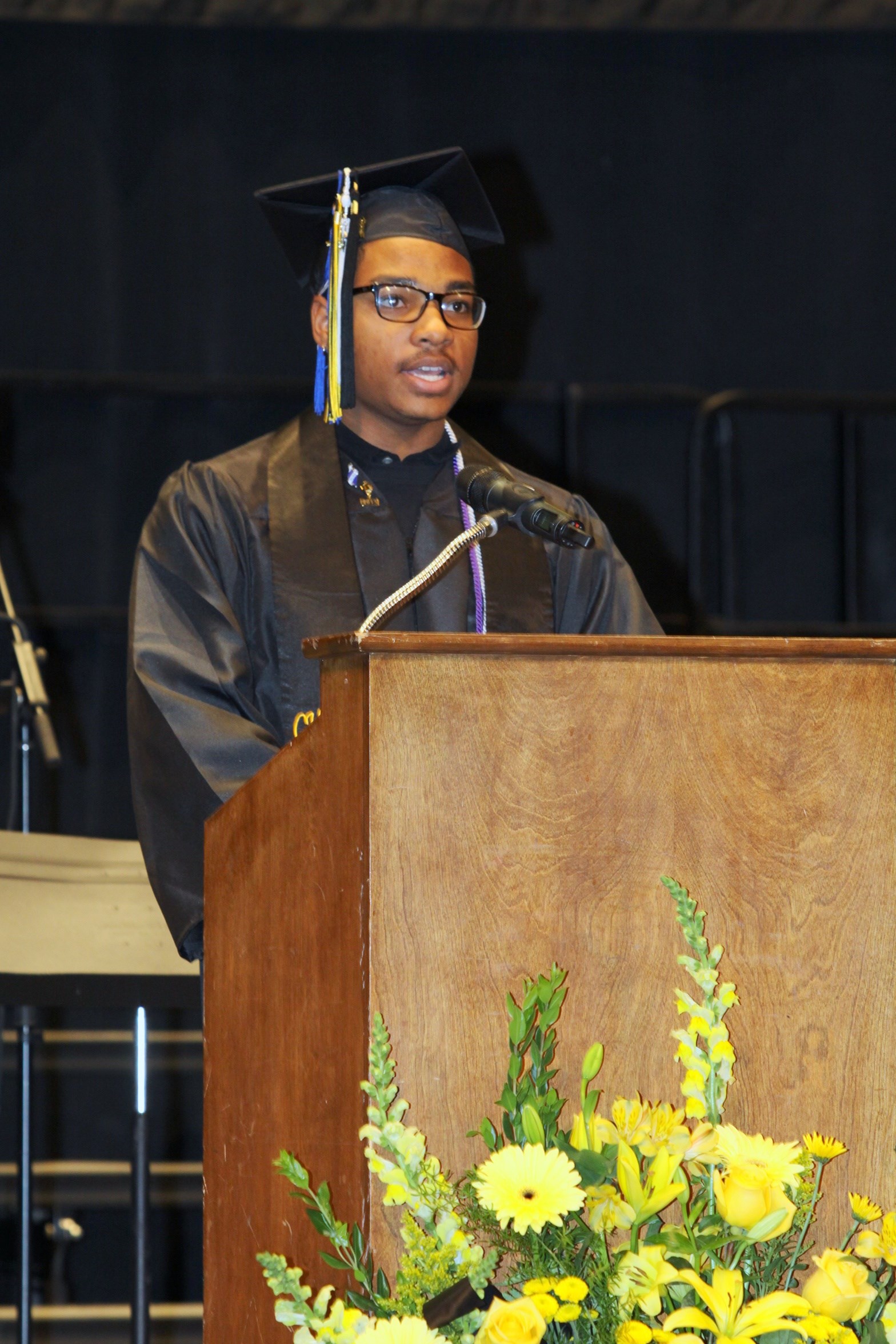 Peyton Meeks, student speaker