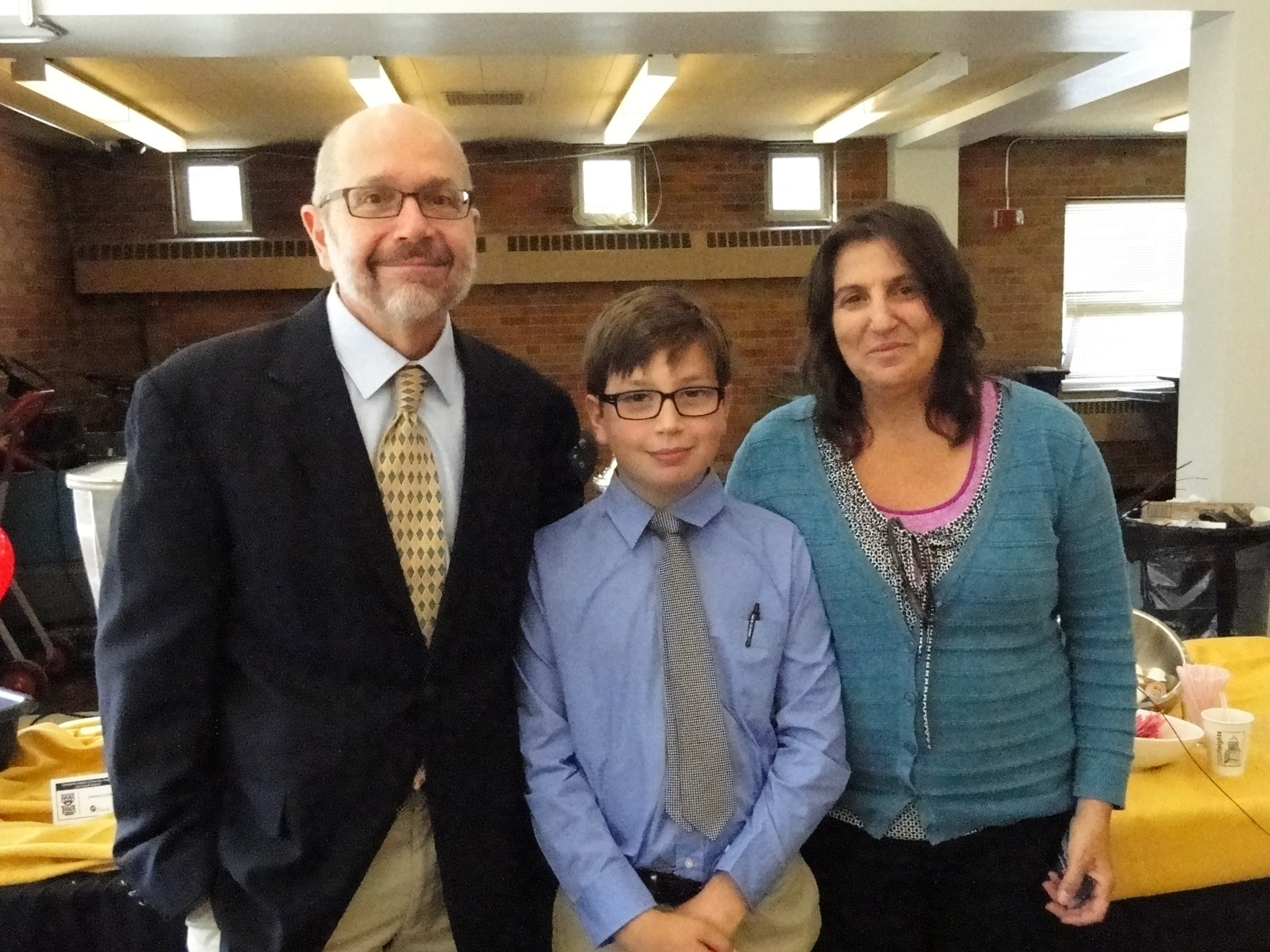 Michael and his parents