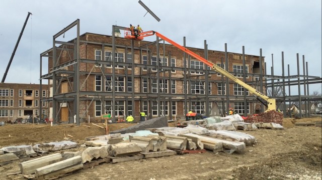 Heights High Construction Progress - March 2016