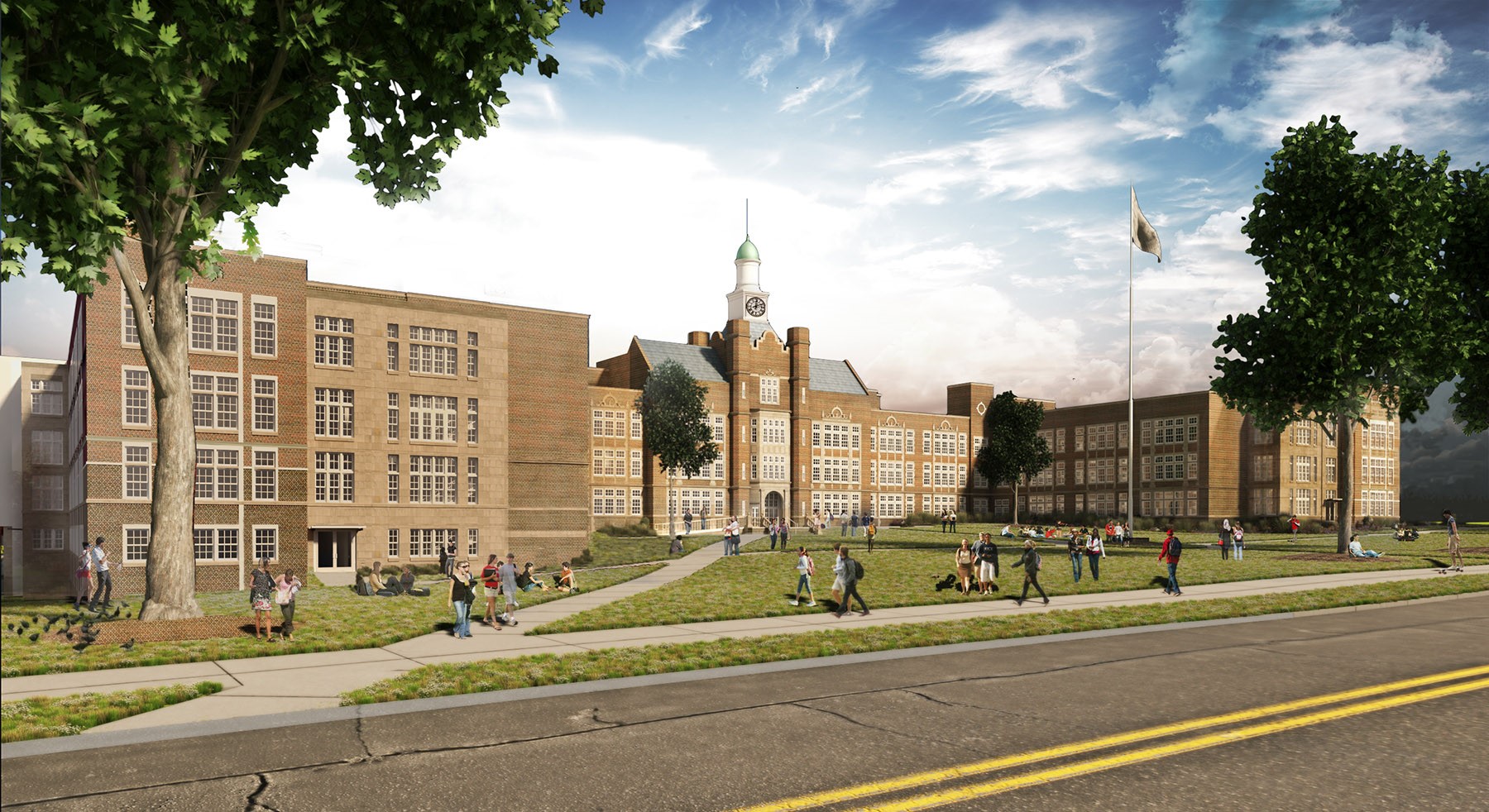 Photo Rendering of Heights High, Opening 2017