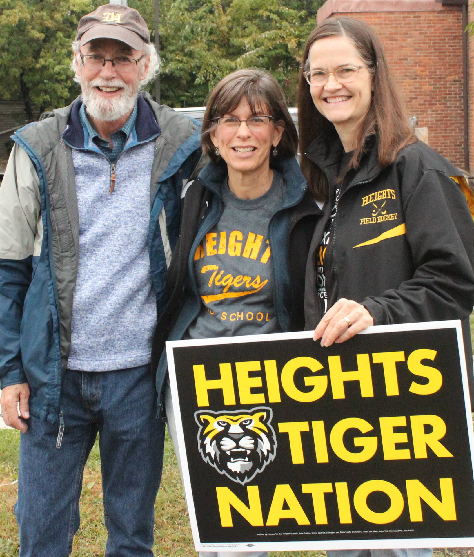 Reaching Heights Ex. Dir, Krista Hawthorne (R) and board members