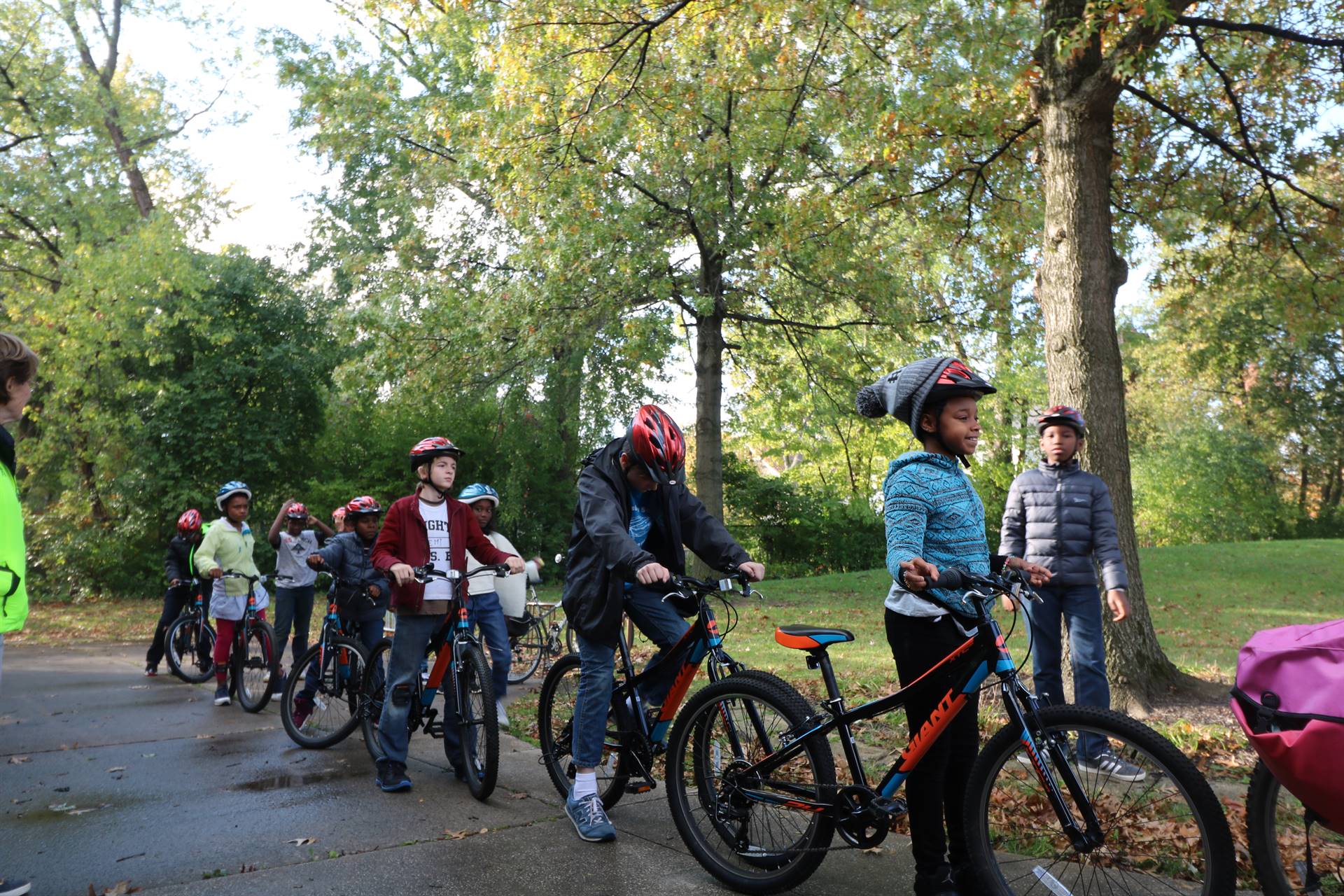 Ms. Stratton's Class Uses Bike Fleet