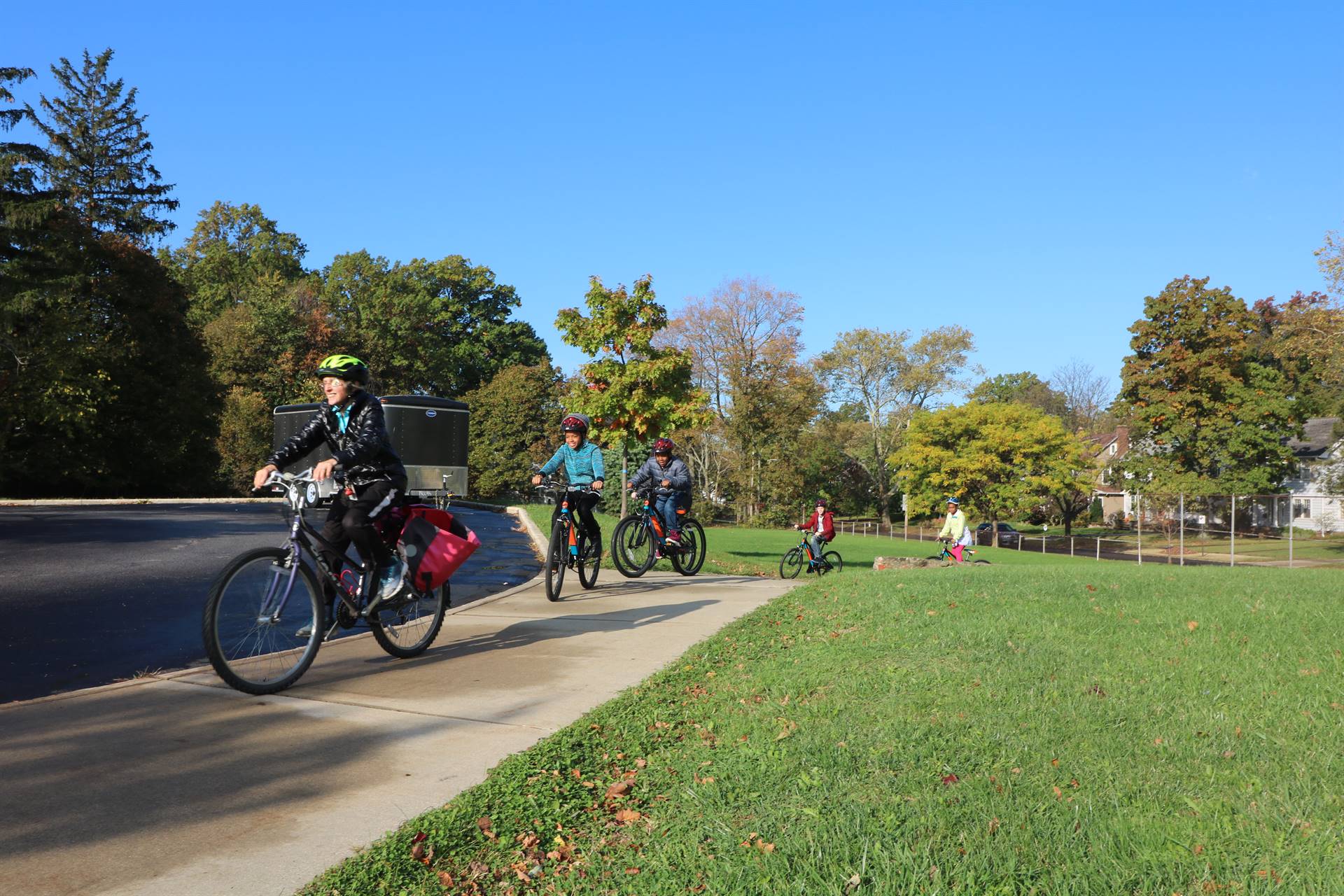 Ms. Stratton's Class Uses Bike Fleet