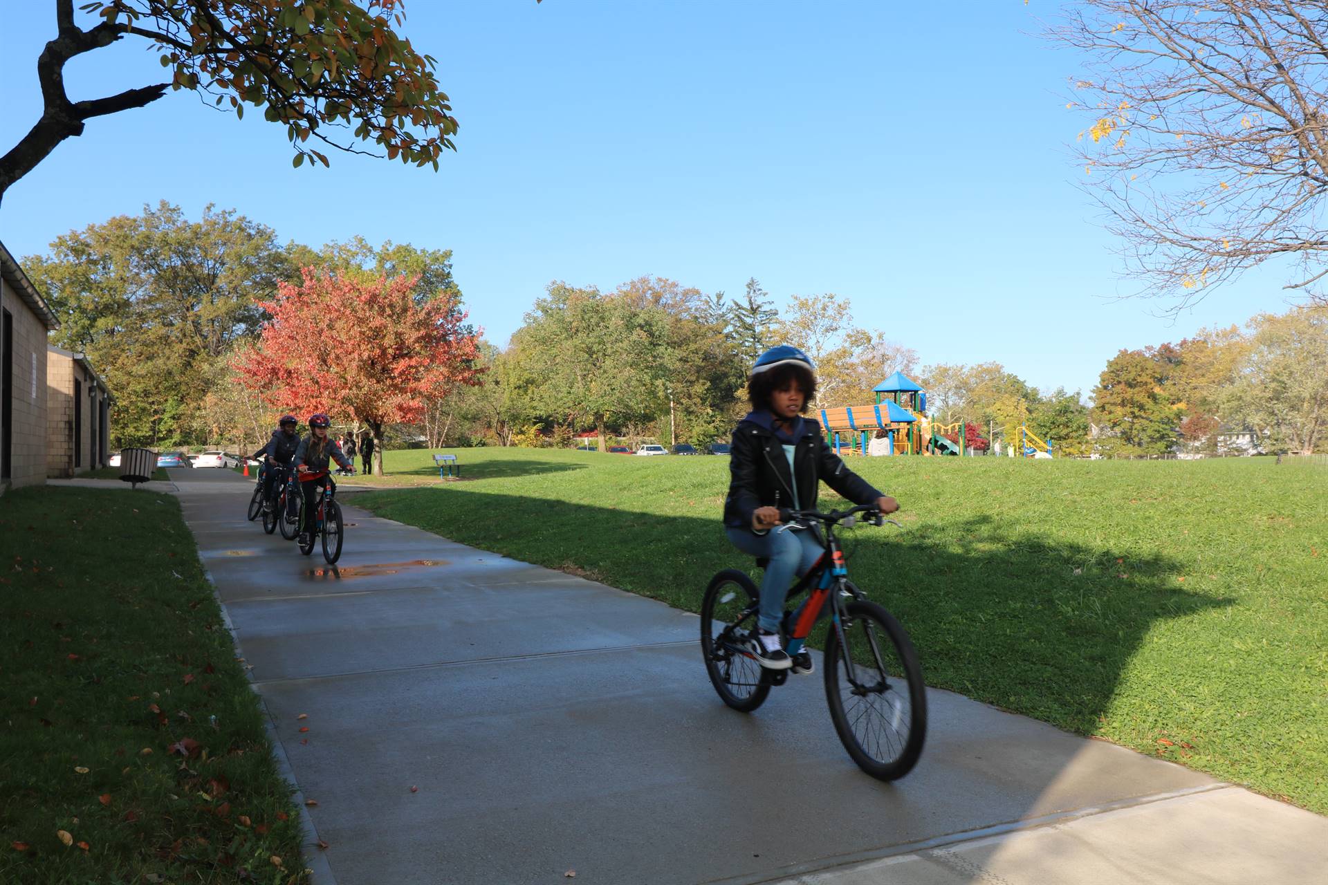 Ms. Stratton's Class Uses Bike Fleet