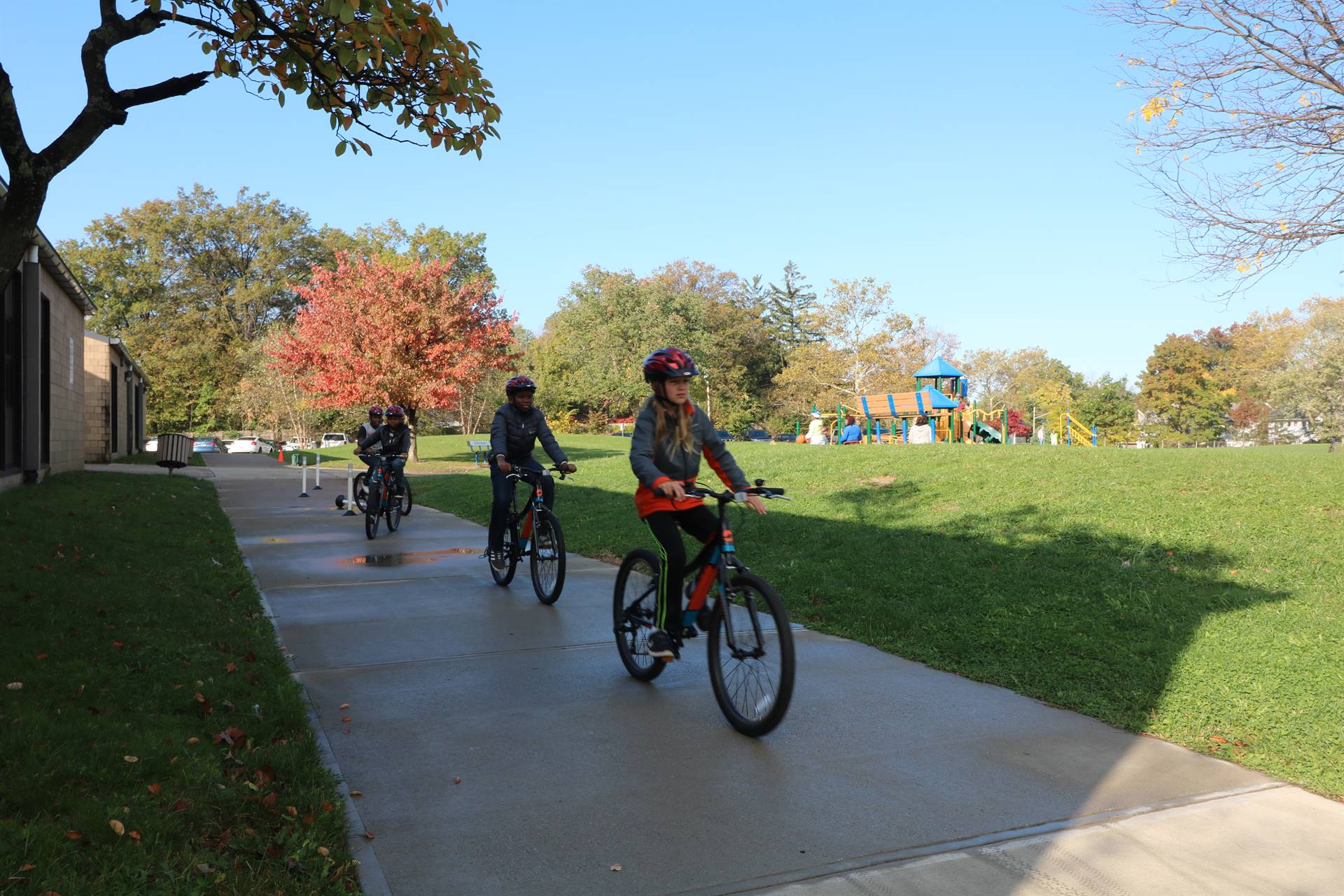 Ms. Stratton's Class Uses Bike Fleet