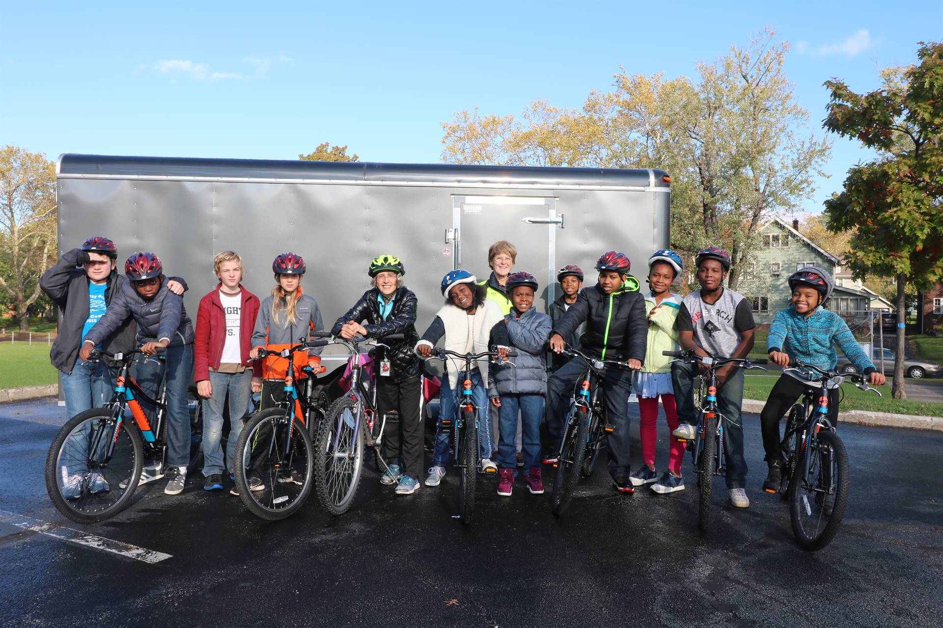 Ms. Stratton's Class Uses Bike Fleet