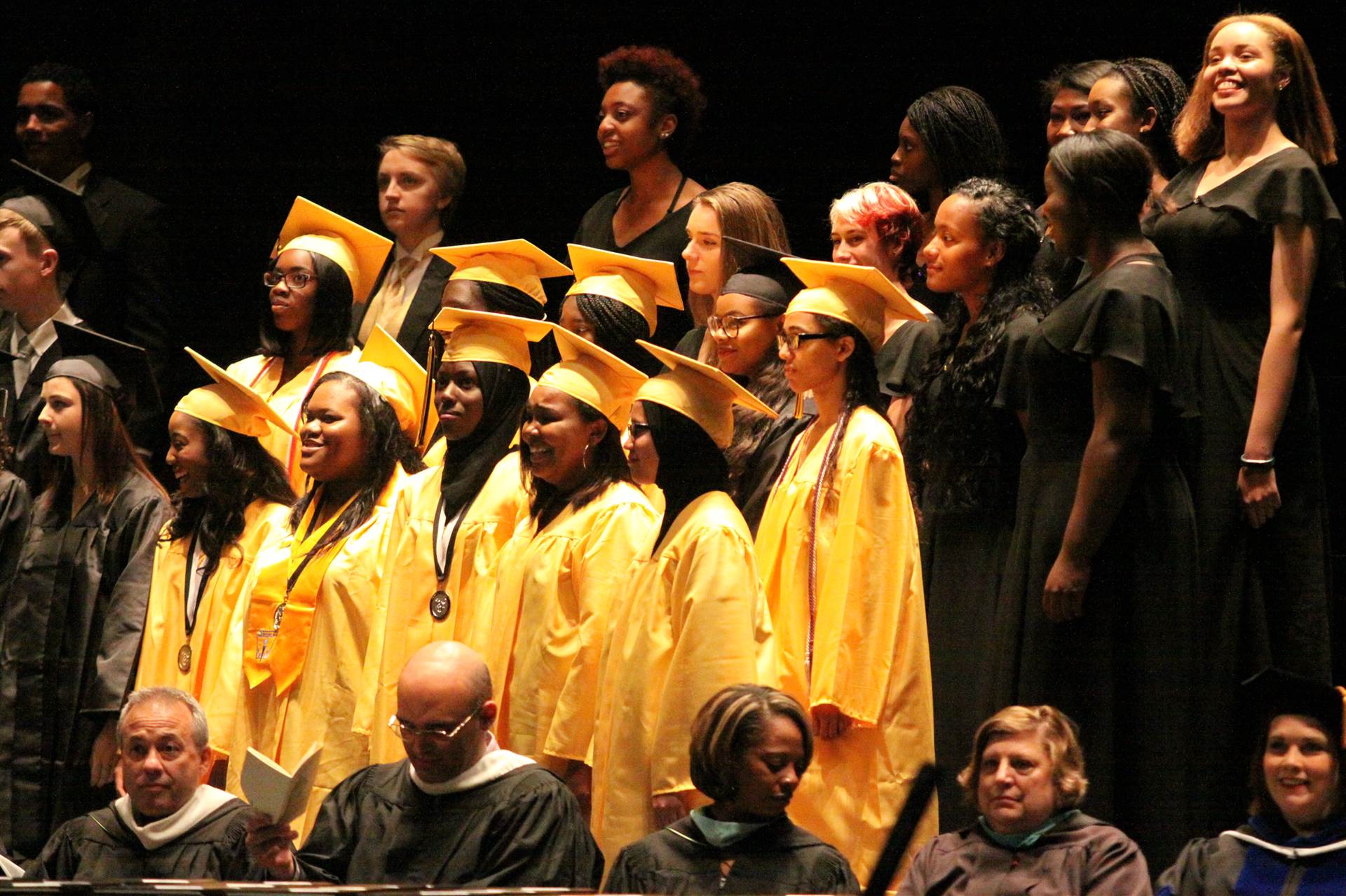 Graduates at the 2017 Heights High commencement