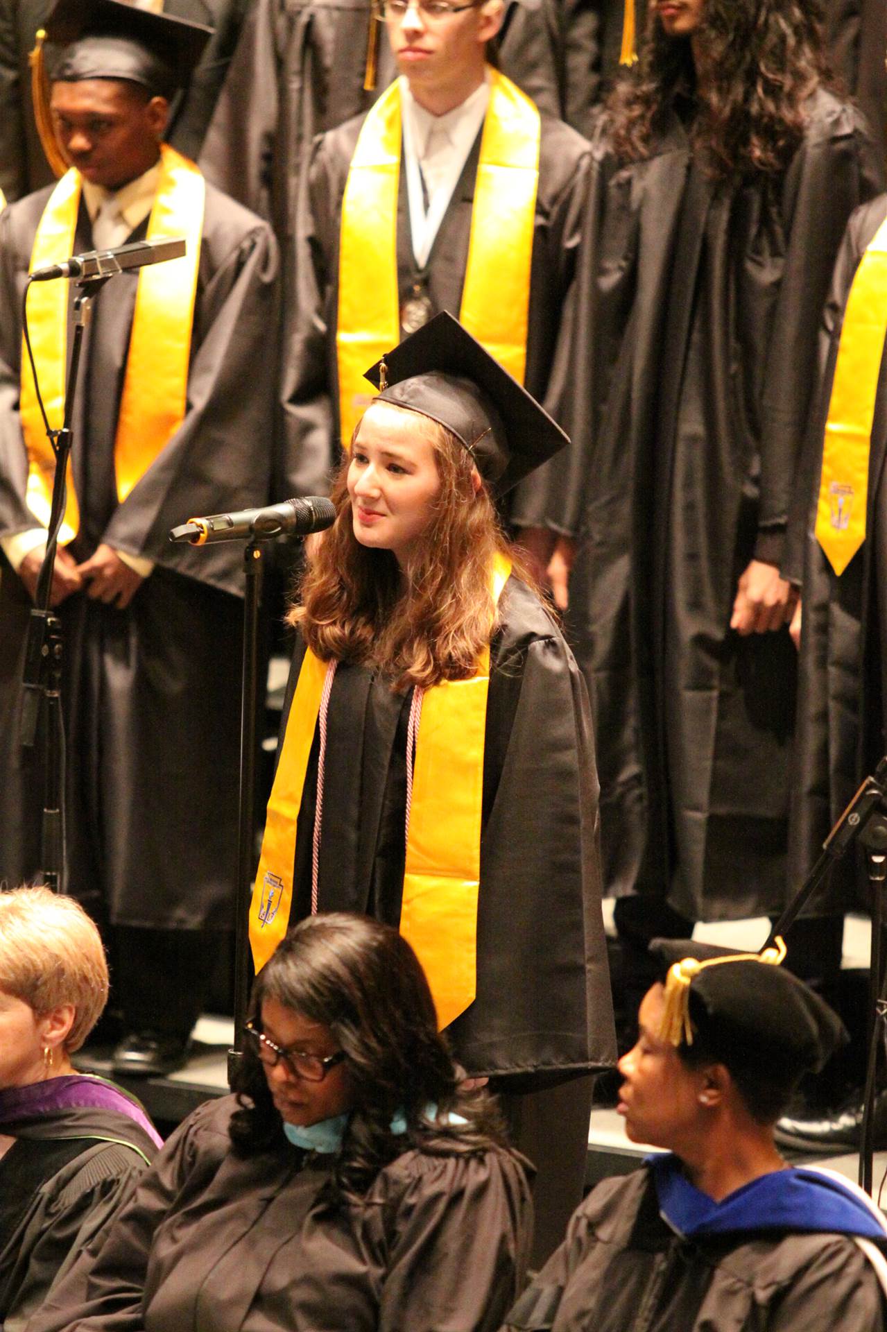 Graduates at the 2017 Heights High commencement