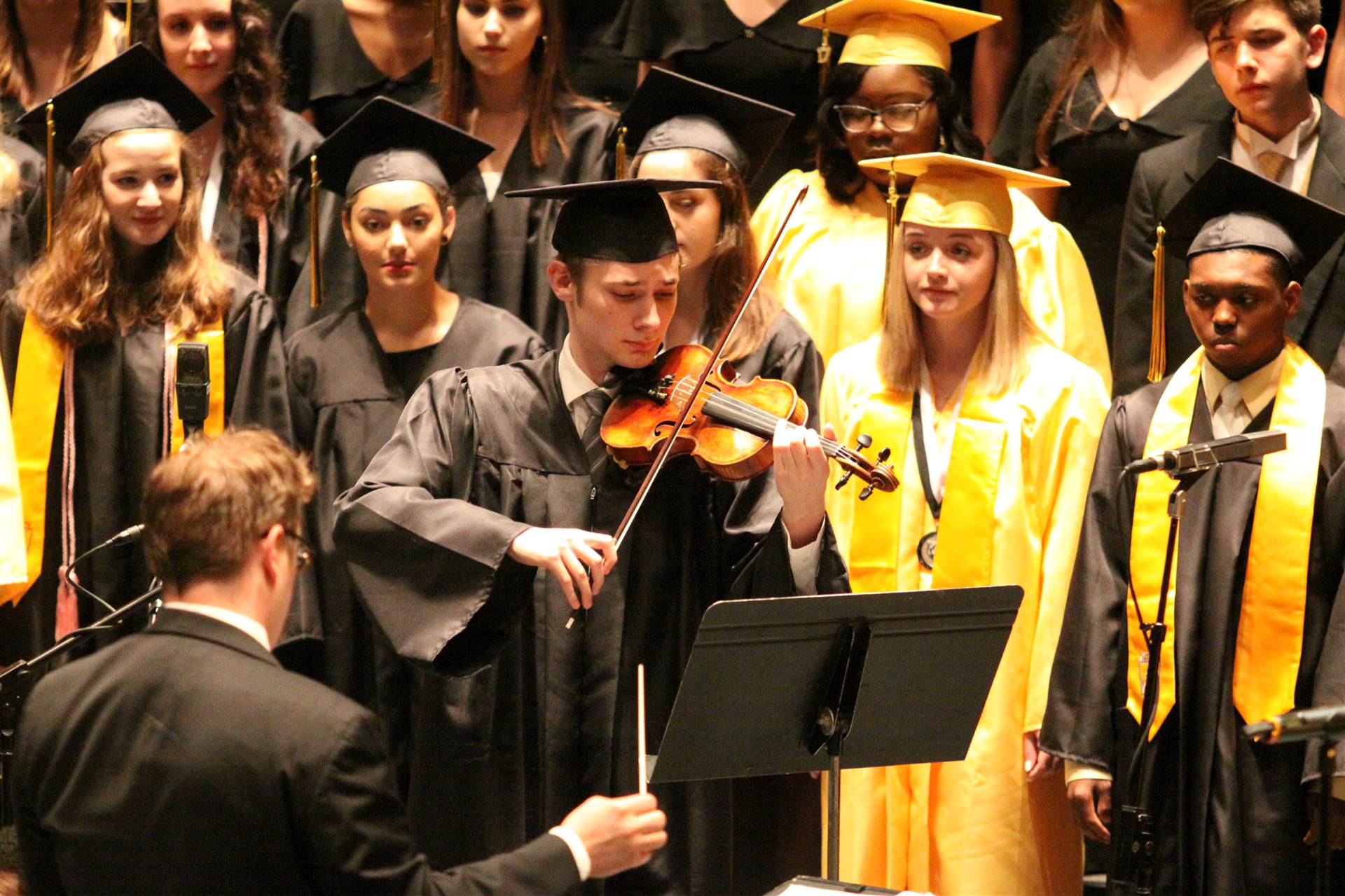 Graduates at the 2017 Heights High commencement