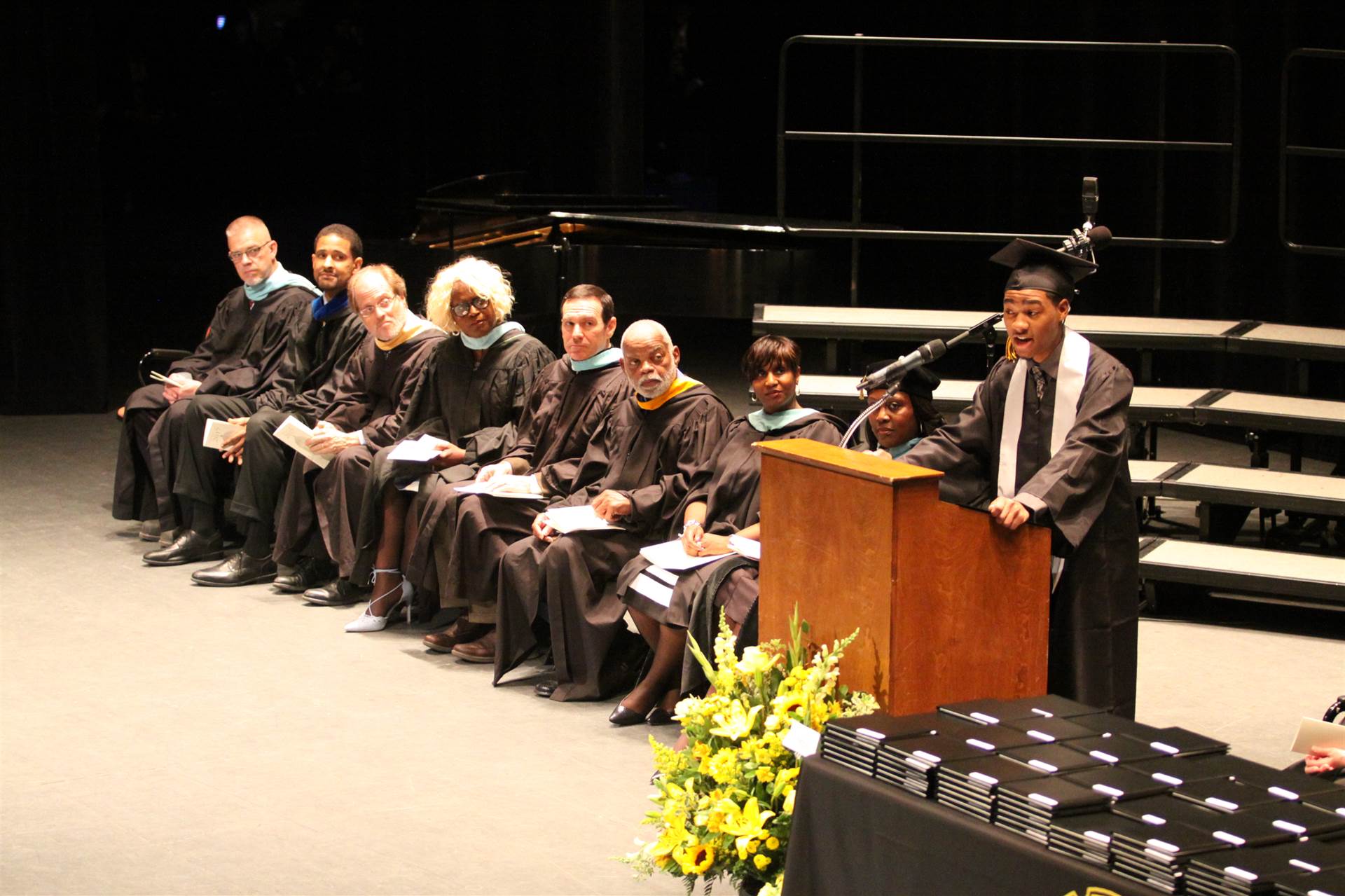 Graduates at the 2017 Heights High commencement