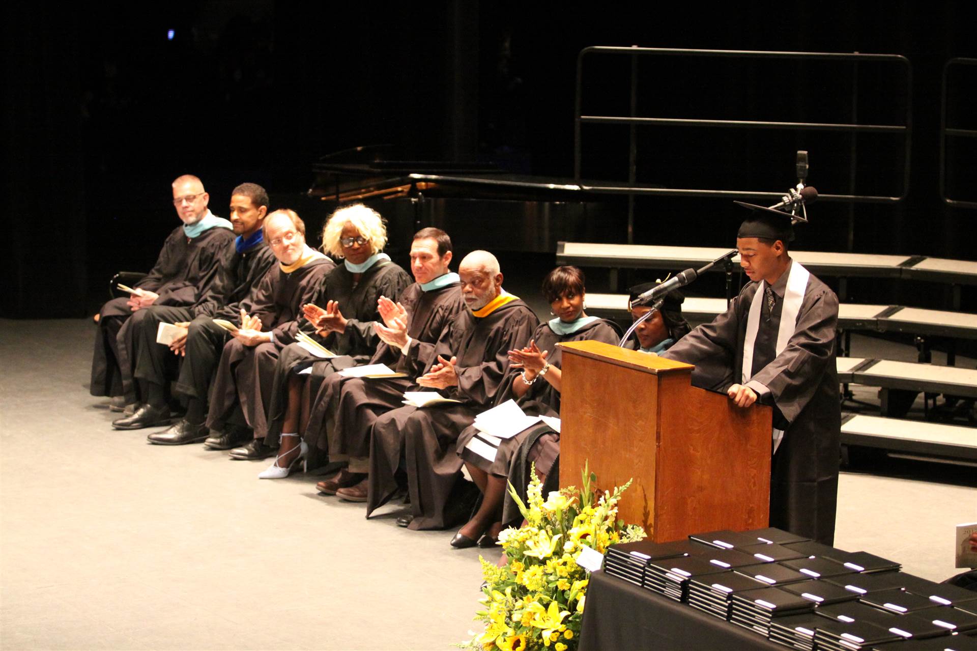 Graduates at the 2017 Heights High commencement