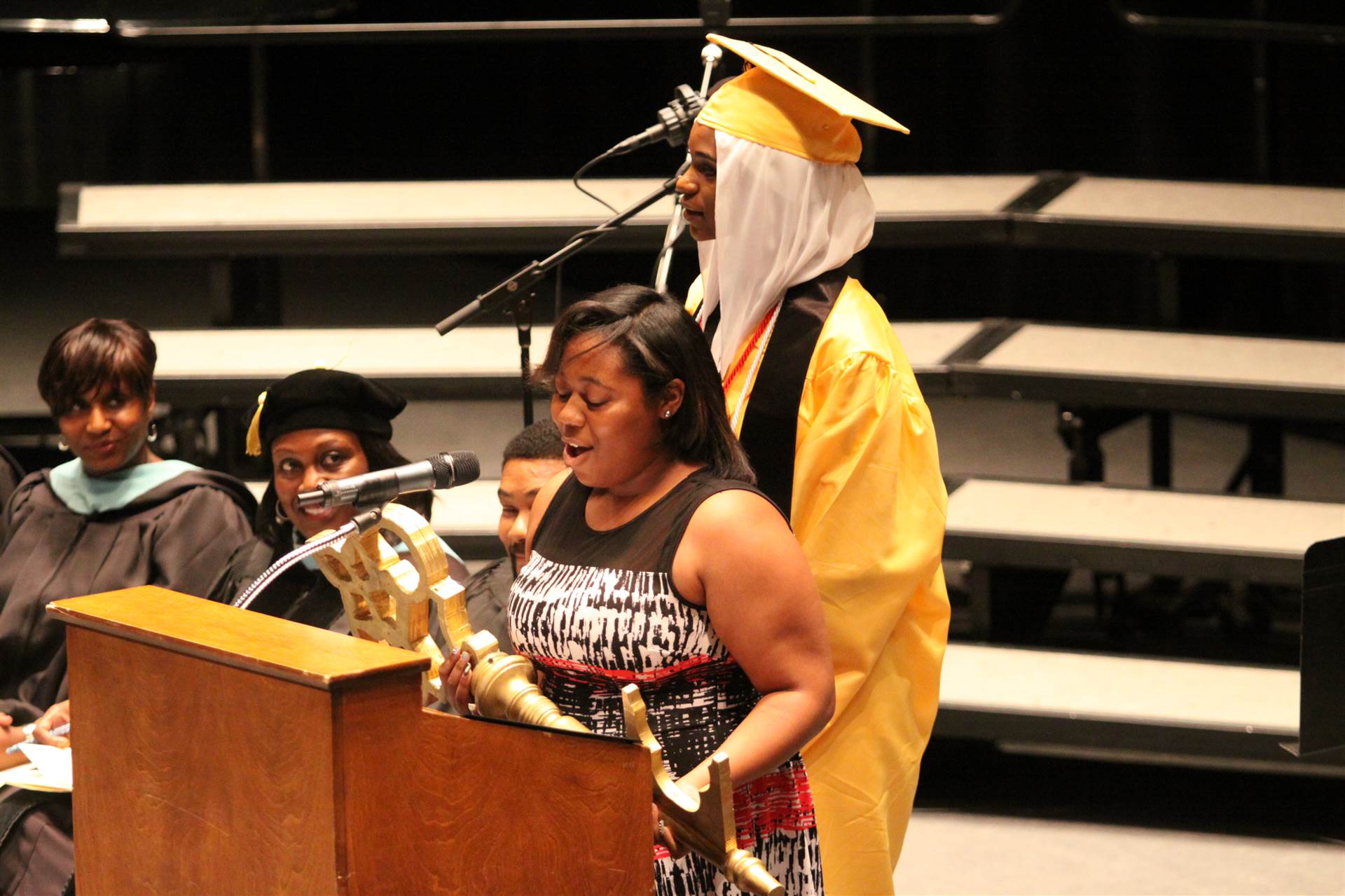 Graduates at the 2017 Heights High commencement