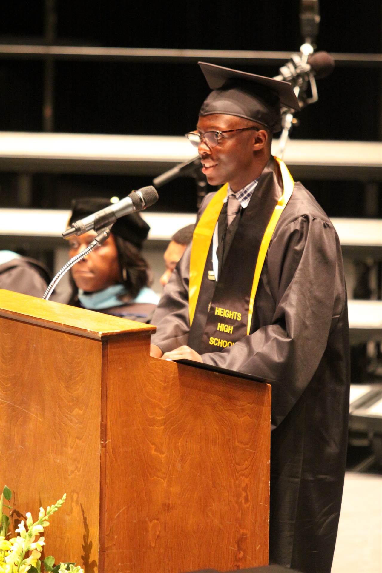 Graduates at the 2017 Heights High commencement