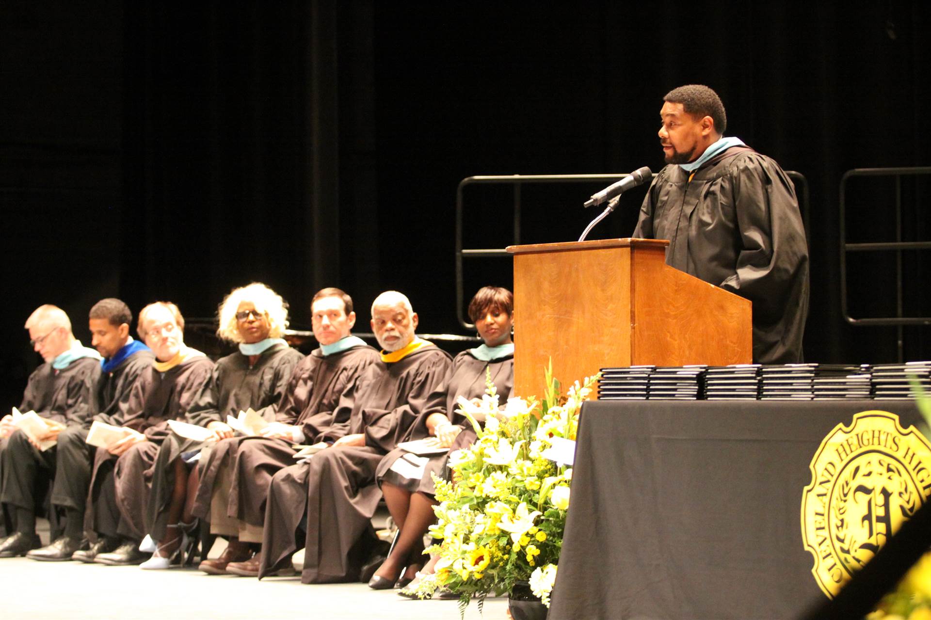 Graduates at the 2017 Heights High commencement