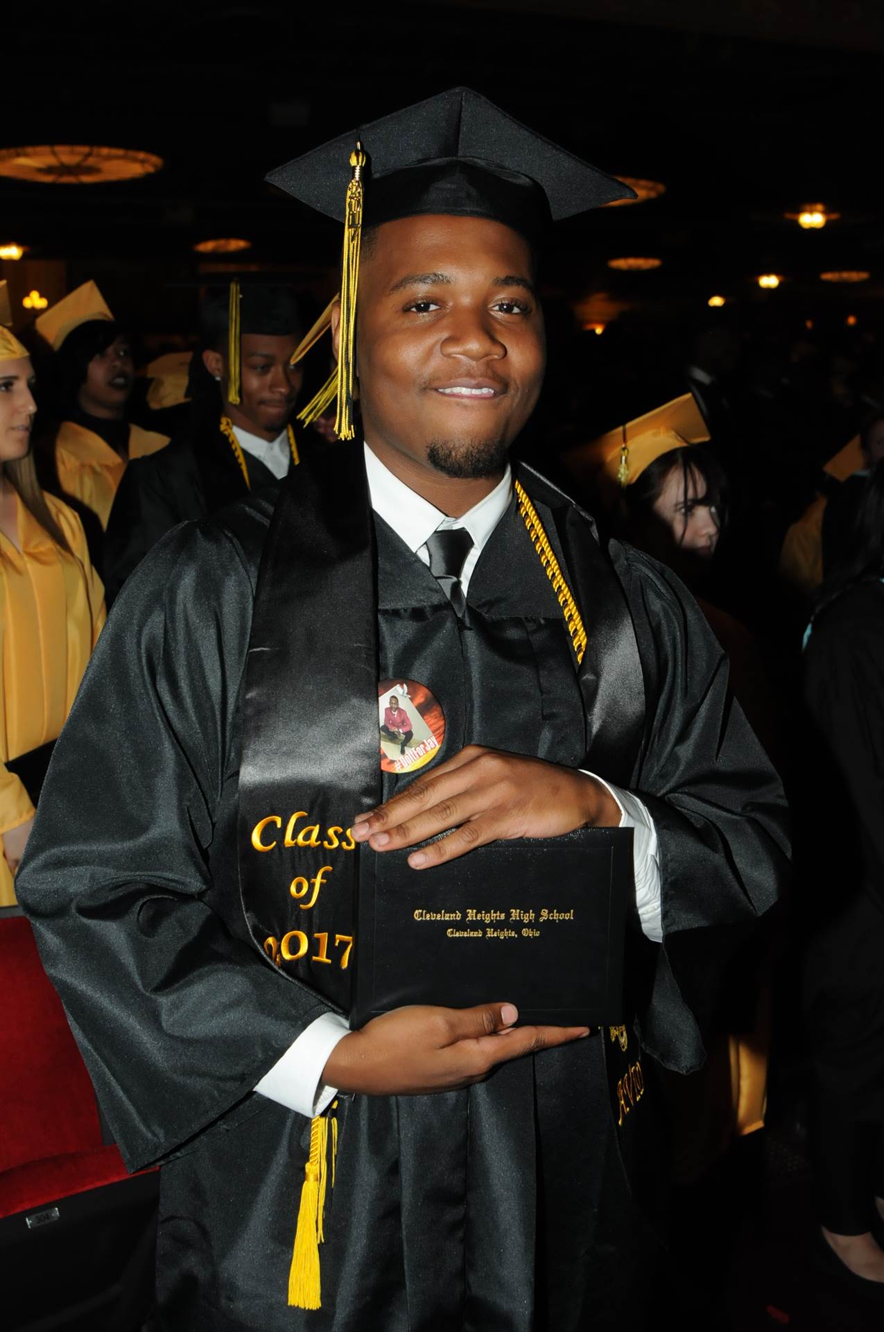 Graduates at the 2017 Heights High commencement