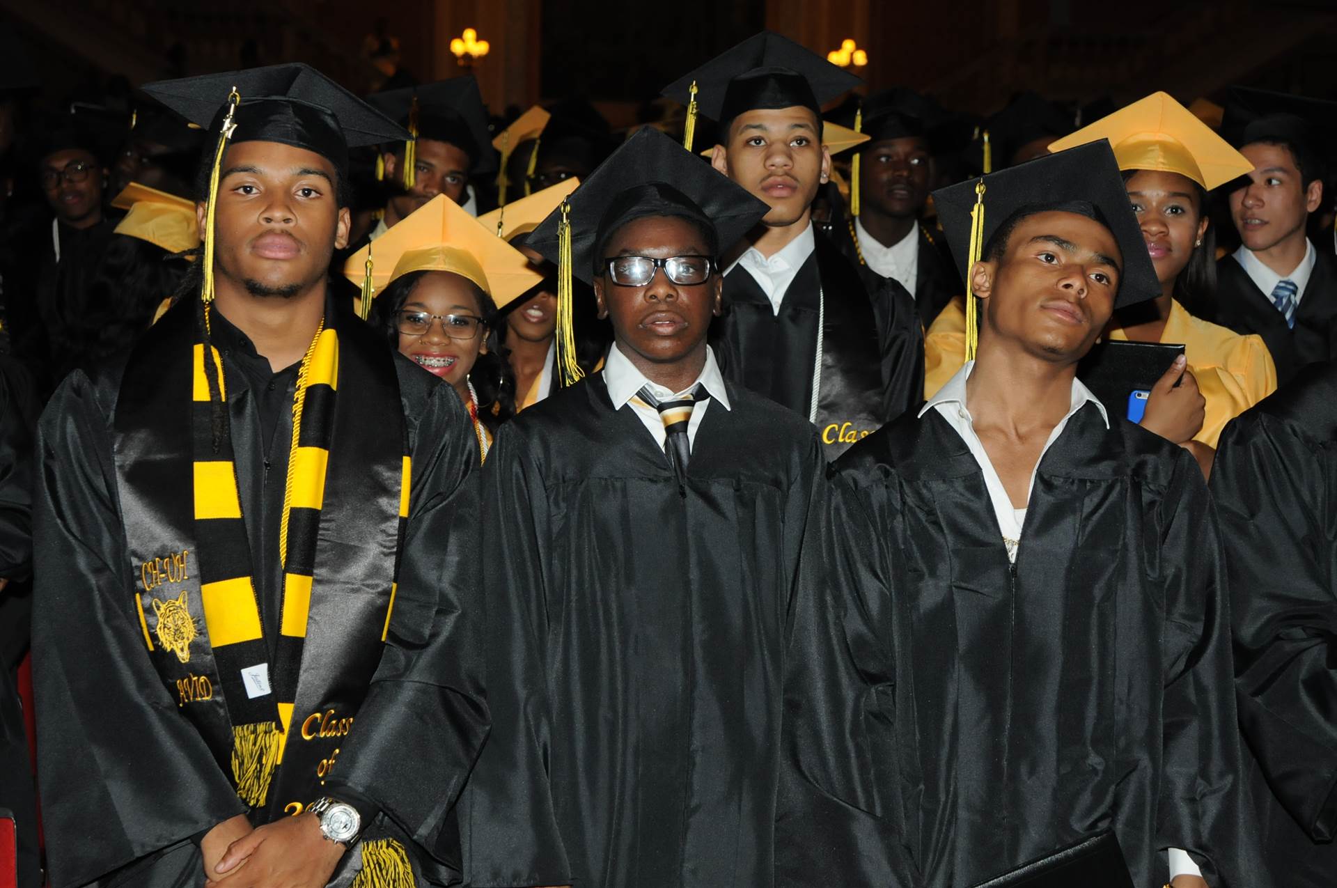 Graduates at the 2017 Heights High commencement