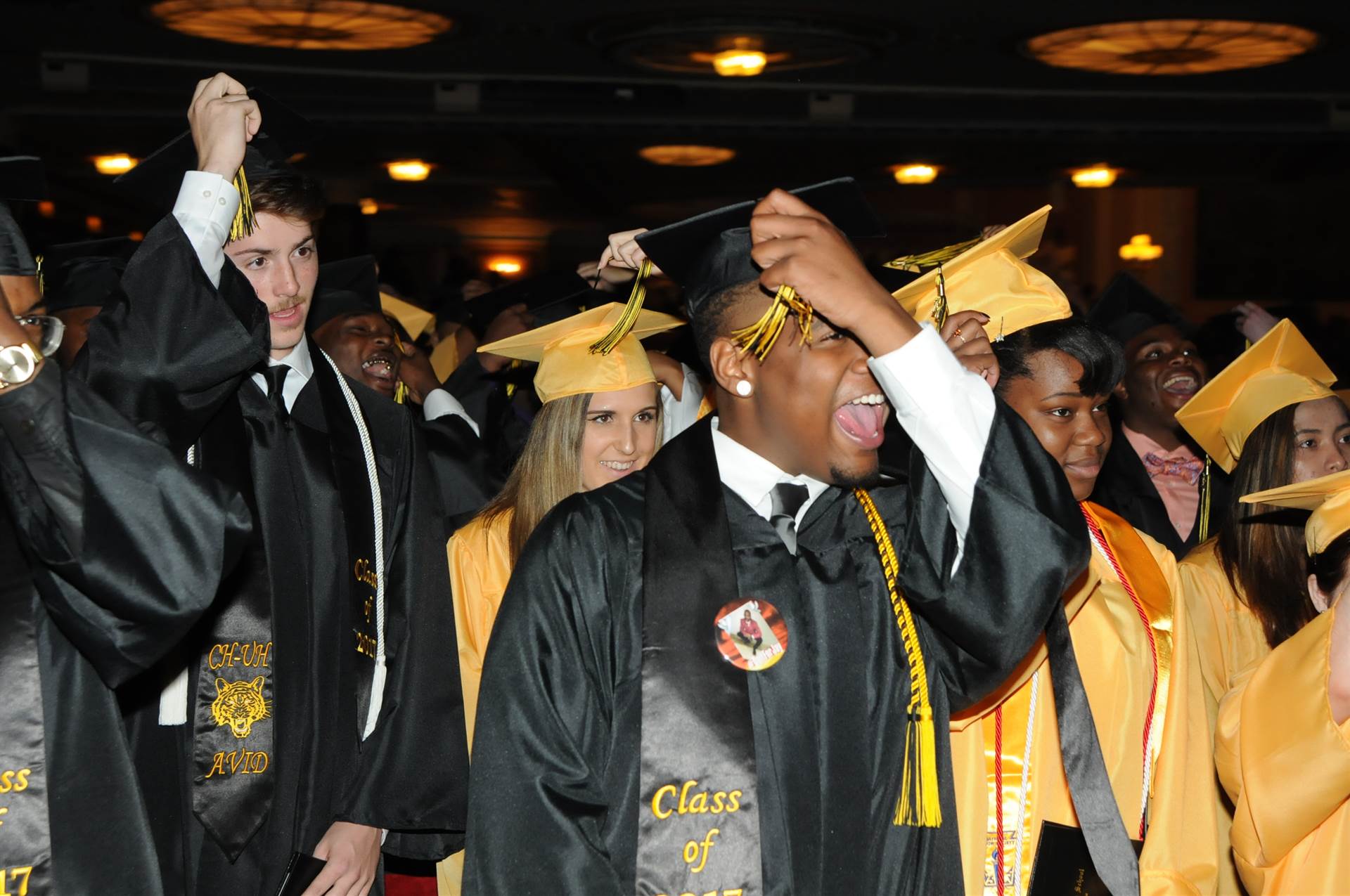 Graduates at the 2017 Heights High commencement