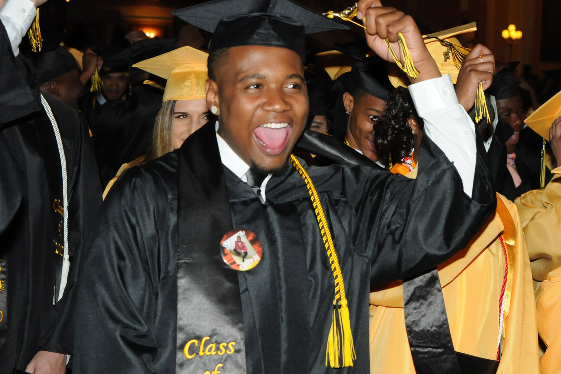 Graduates at the 2017 Heights High commencement