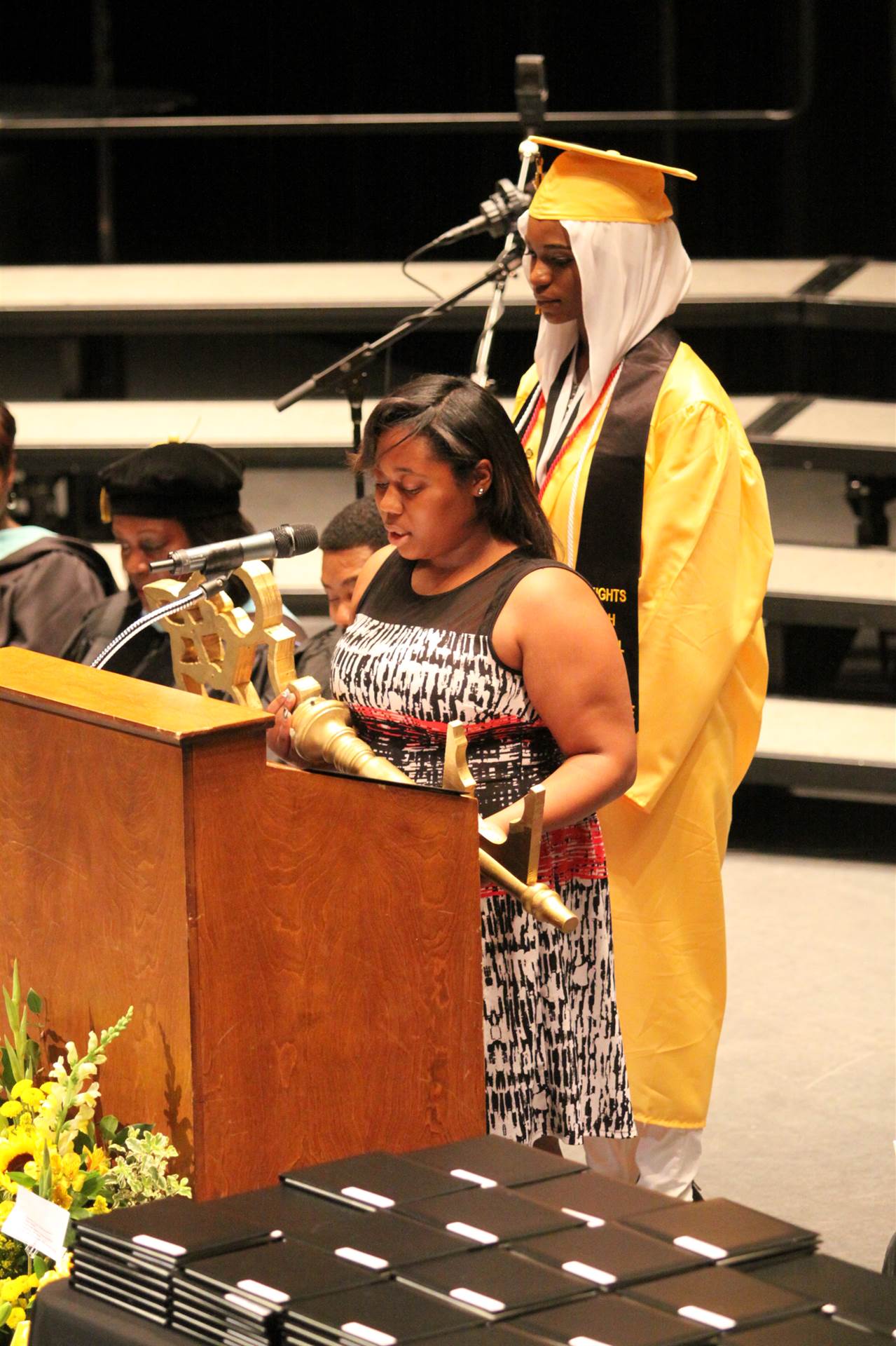 Graduates at the 2017 Heights High commencement